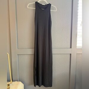FILIPPA K • black tank maxi dress • XS summer essential dress